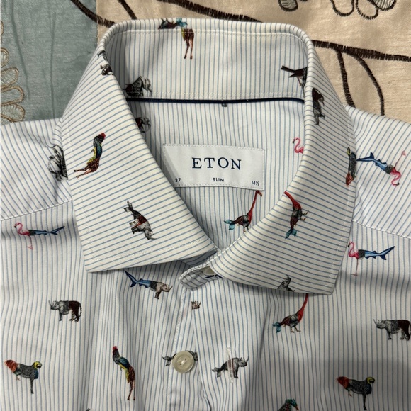 ETON 14.5 Slim Dress Shirt - Picture 1 of 1